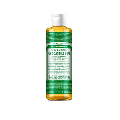 Dr Bronners Pure Castille Soap Almond 240ml