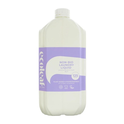 Ecoleaf Laundry Liquid 5 Litre Refill Jasmine & White Musk 125 Washes