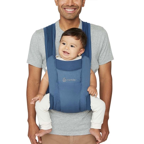 Ergobaby Embrace Baby Carrier from Newborn - Soft Air Mesh - Blue