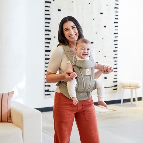 Ergobaby Omni Breeze Baby Carrier Soft Olive Diamond