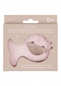 Hevea Natural Baby Teether - Bumi Bebe Fish Rose