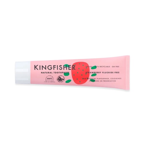 Kingfisher Natural Strawberry Flouride Free Toothpaste