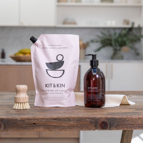 Kit & Kin Washing Up Liquid - Pink Grapefruit