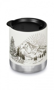 Klean Kanteen Insulated Camp Mug - From Campfire to Coffee Shop - 355ml Mountain Matte White