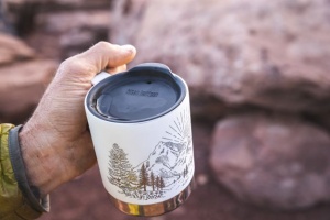 Klean Kanteen Insulated Camp Mug - From Campfire to Coffee Shop - 355ml Mountain Matte White
