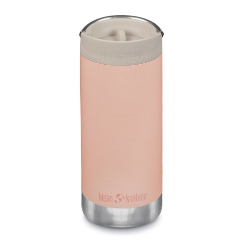 Klean Kanteen Insulated TK Wide - Perfect for Coffee or Cold Drinks 355ml/12oz Cafe Cap Peach Parfait