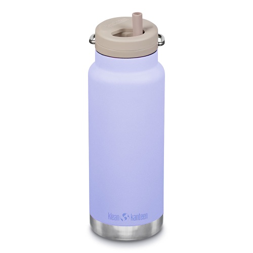 Klean Kanteen Insulated TK Wide with Twist Cap and Straw - 32oz/946ml Purple Heather