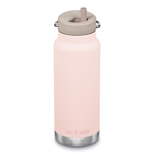 Klean Kanteen Insulated TK Wide with Twist Cap and Straw - 32oz/946ml Heavenly Pink