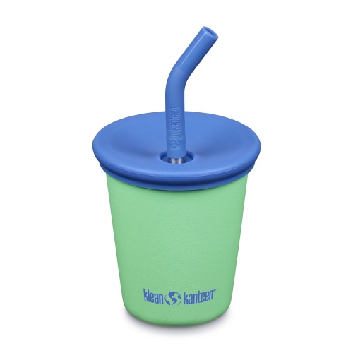 Klean Kanteen Spill Proof Kids Cup with Straw 10oz/295ml Spring Bud