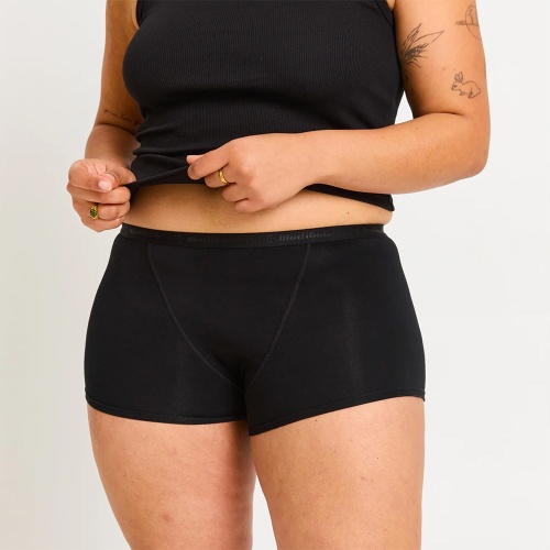 Modi Bodi Classic Boyshort Everyday - Moisture Wicking - Great for Sports - Replaces Daily Pads & Liners