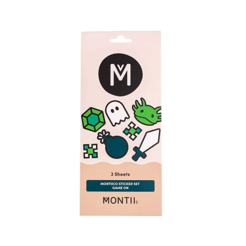 Montii Waterproof Sticker Set - Dishwasher Safe - Game On