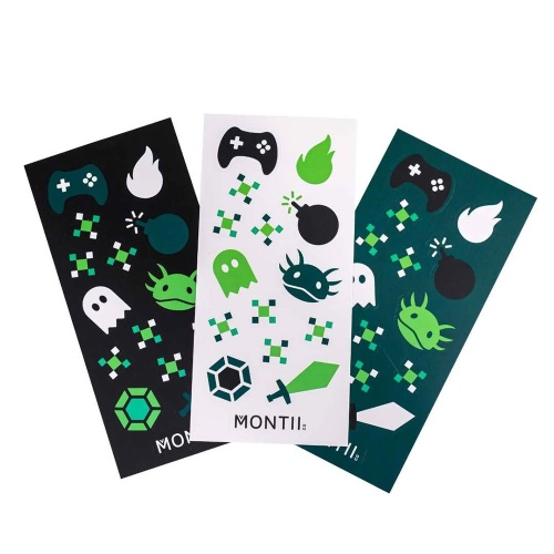 Montii Waterproof Sticker Set - Dishwasher Safe - Game On