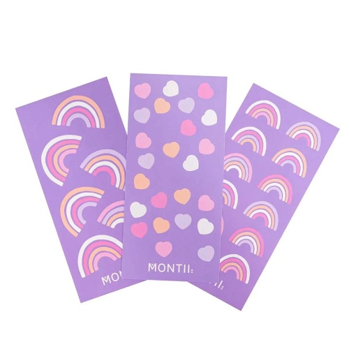 Montii Waterproof Sticker Set - DIshwasher Safe - Rainbow Roller