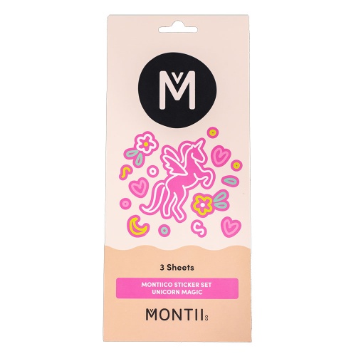 Montii Waterproof Sticker Set - DIshwasher Safe - Unicorn Magic