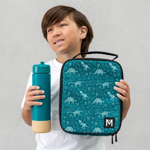 Montii Insulated Lunch Bag with Ice Pack - Dinosaur Land