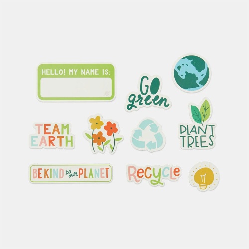 Planetbox Mix and Match Extra Magnet Set for Your Planetbox Lunchbox - Go Green