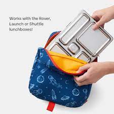 Planetbox Lunch Tote / Backpack with Pockets - Easy Wipe Recycled Polyester - Rockin Dino