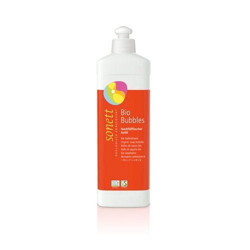 Sonett Bio Bubbles - Organic Eco Friendly Soap Bubbles Refill Bottle 500ml