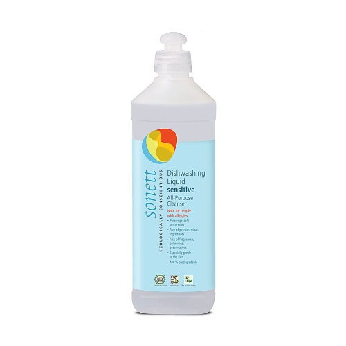 ​Sonett Sensitive Washing Up Liquid /All Purpose Cleanser - Gentle on Skin 500ml