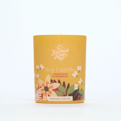 The Handmade Soap Company Candle - Lemongrass and Cedarwood