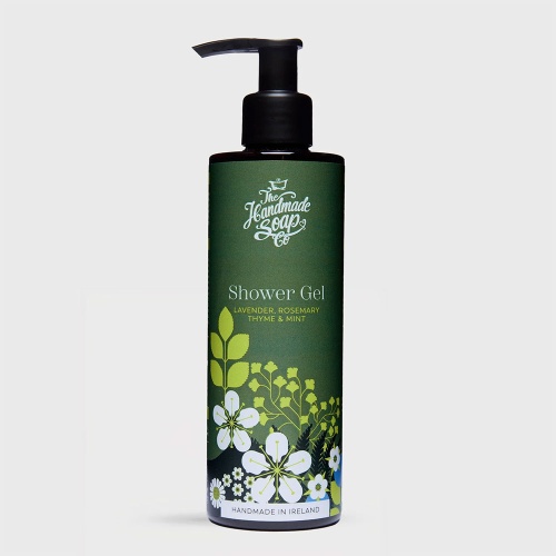 The Handmade Soap Company Shower Gel - Uplifting and Soothing Lavender Rosemary Thyme & Mint