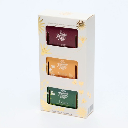 The Handmade Soap Company Three Pack Soap Gift Set