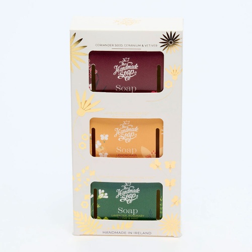 The Handmade Soap Company Three Pack Soap Gift Set