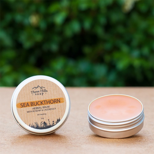 Three Hills Soap Sea Buckthorn Herbal Salve - Promotes Wound Healing