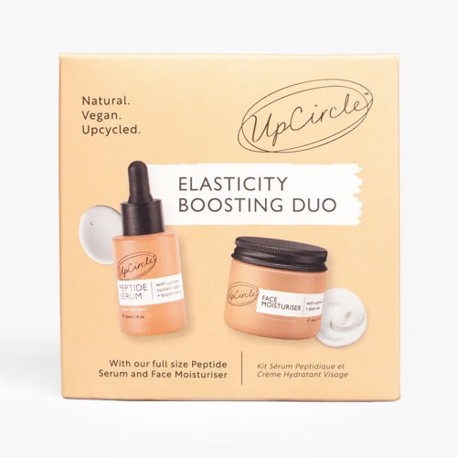 UpCircle Elasticity Boosting Duo - Peptide Serum & Moisturiser to Visibly Firm & Plump