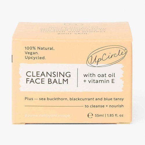 Upcircle Cleansing Face Balm and Gentle Make Up Remover with Oat Oil and Vit E