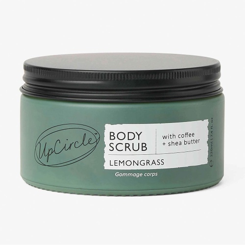 UpCircle Lemongrass Body Scrub with Coffee & Shea Butter to Exfoliate & Revive Dry Skin