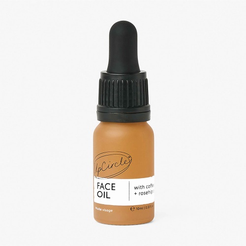 Upcircle Organic Face Oil Travel Size with Coffee, Rosehip and Jojoba - Brightens Nourishes & Boosts Collagen