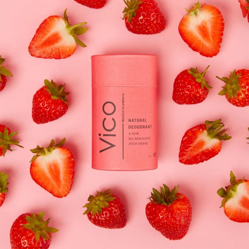 Vico Natural Deodorant   Plastic free - Wexford Strawberry