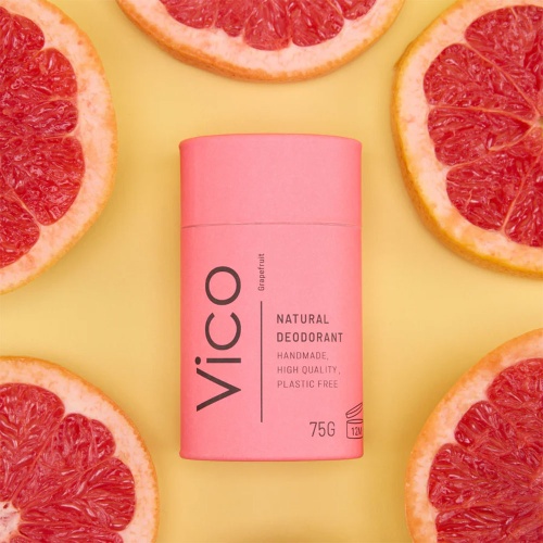 Vico Natural Deodorant   Plastic free - Limited Edition Grapefruit