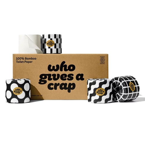 Who Gives A Crap Extra Soft Double Length Bamboo Toilet Paper - 16 Rolls