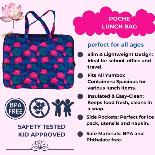 Yumbox Poche Insulated Lunchbag with Handles - Lotus