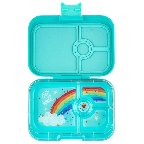 Yumbox 4 Compartment Panino Lunchbox Misty Aqua