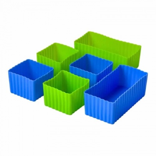 Yumbox Silicone Bento Cubes (Set of 6 or 8) - Great for Separating Foods