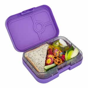 Yumbox 4 Compartment Panino Lunchbox Dreamy Purple (Panda Tray)