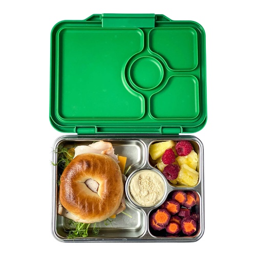 Yumbox Pret Stainless Steel Leakproof Lunchbox Pomme Green