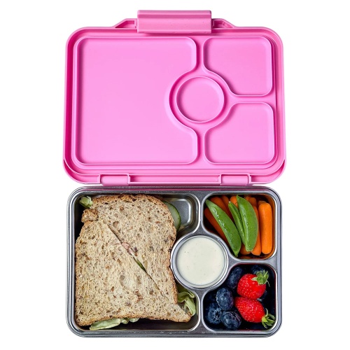 Yumbox Pret Stainless Steel Leakproof Lunchbox Versaille Pink