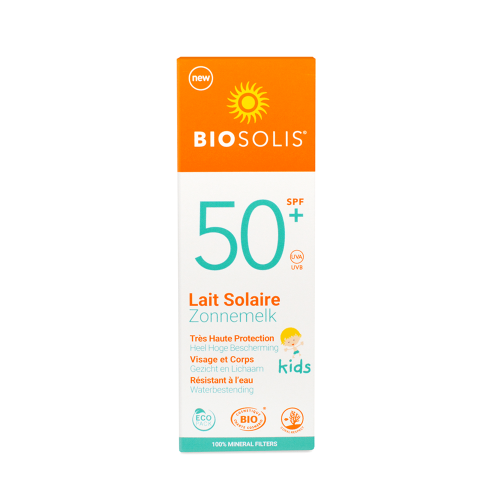 Biosolis Organic Sun Milk for Babies and Kids with 100% Natural Filters SPF50
