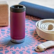 Klean Kanteen Insulated TK Wide - Perfect for Coffee or Cold Drinks 355ml/12oz Cafe Cap Purple Potion