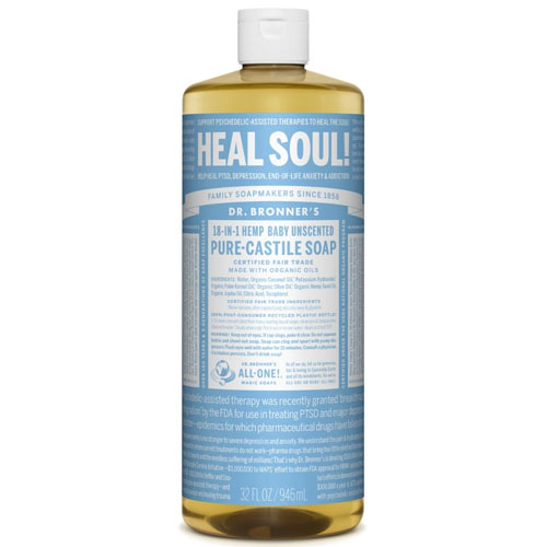 Dr Bronners Baby-Mild Castile Liquid Soap - For Sensitive Skin, For ...