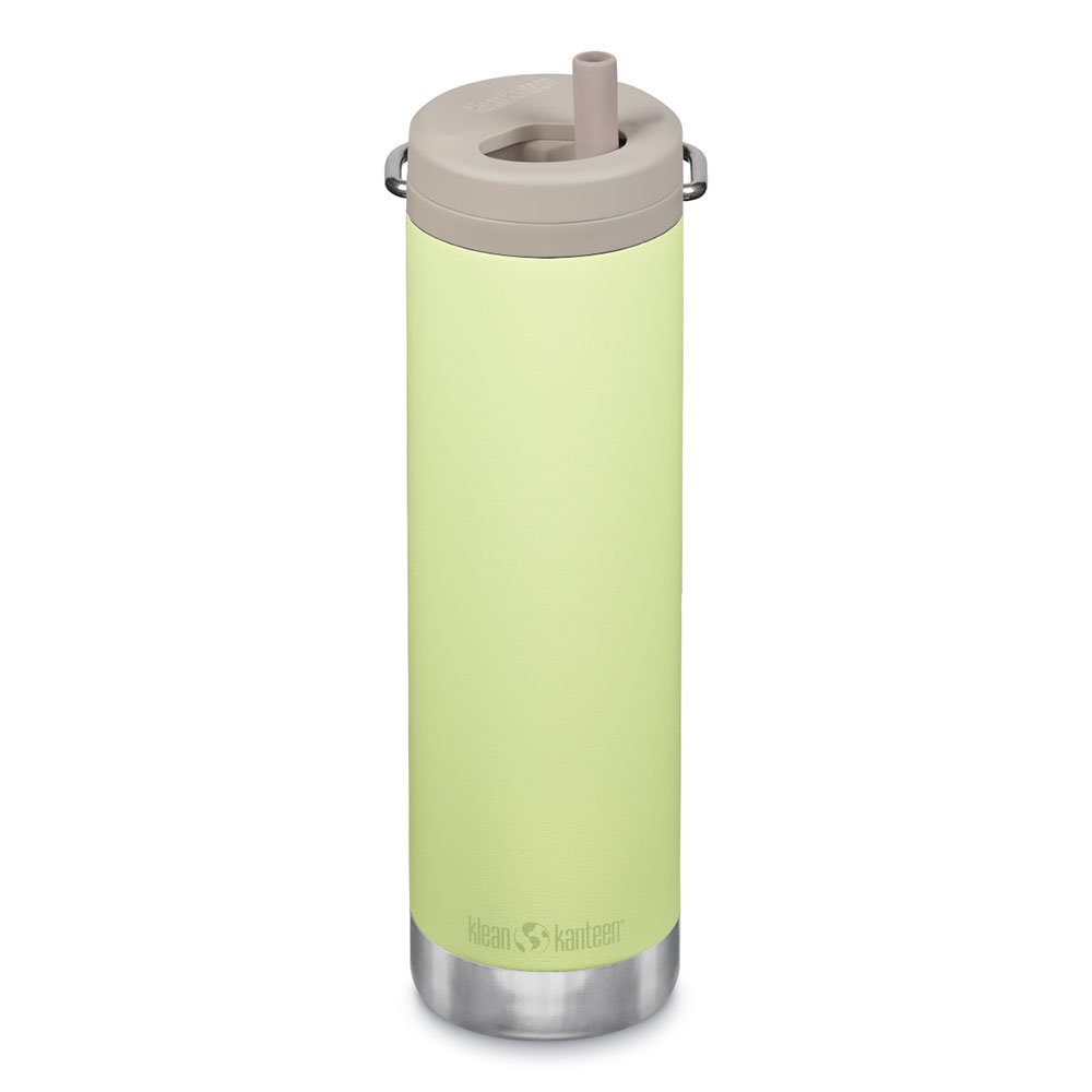 Klean Kanteen Insulated TK Wide with Twist Cap and Straw - 20oz/592ml Shadow Lime