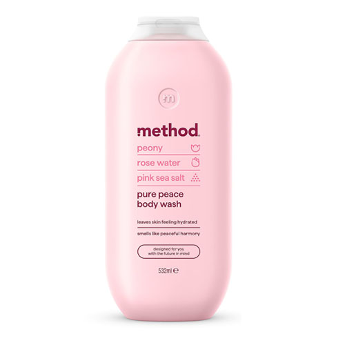 Method Body Wash - Pure Peace - Peony, Rosewater & Pink Sea Salt 532ml