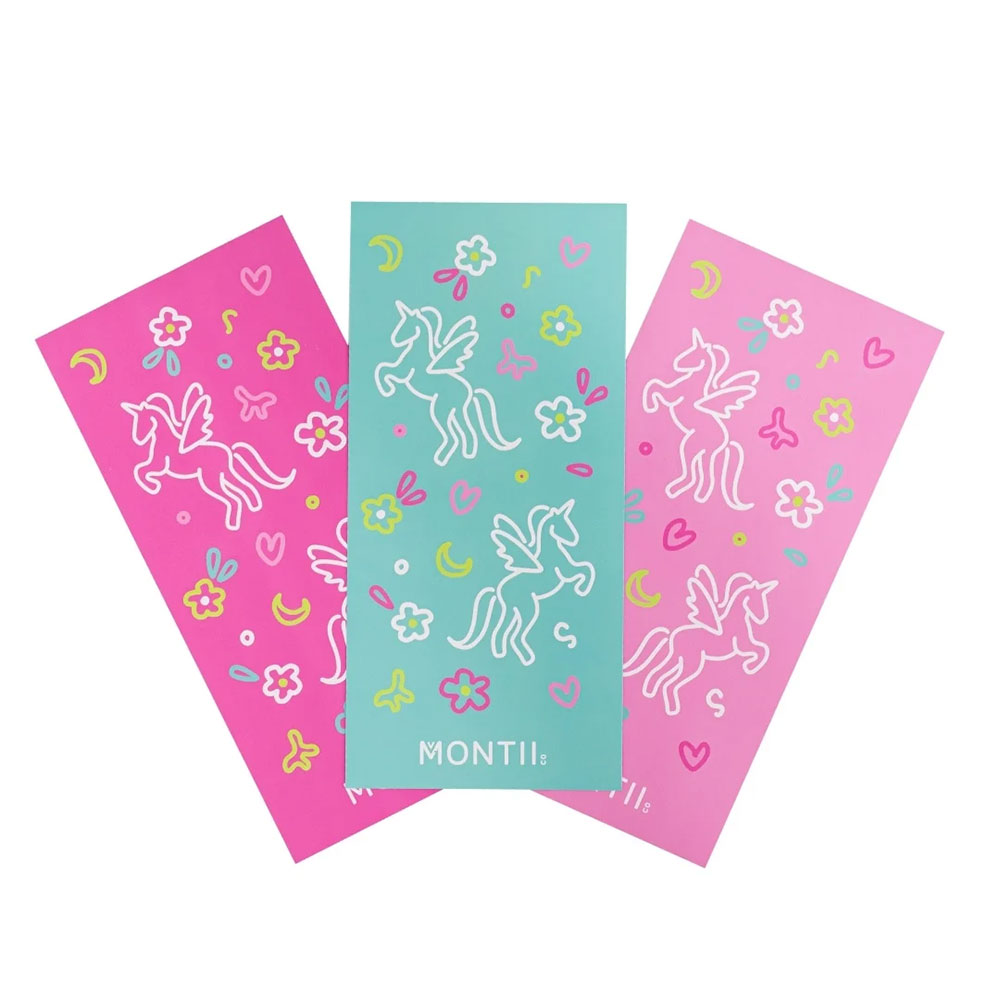 Montii Waterproof Sticker Set - DIshwasher Safe - Unicorn Magic