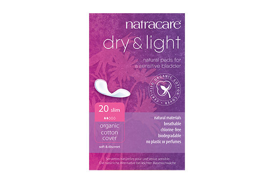 Natracare Organic Dry and Light Slim Incontinence Pads 20s
