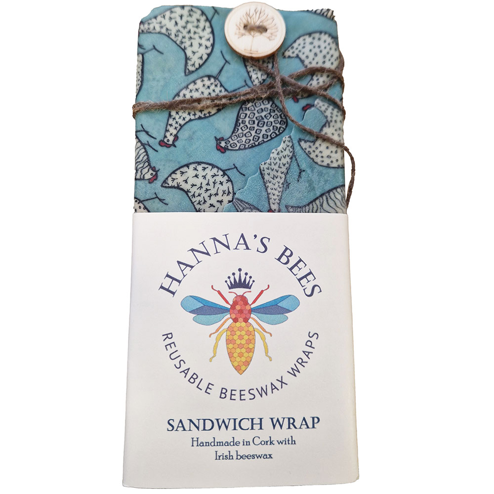 Hanna's Beeswax Wraps - Sandwich Wrap - Replaces Cling Film