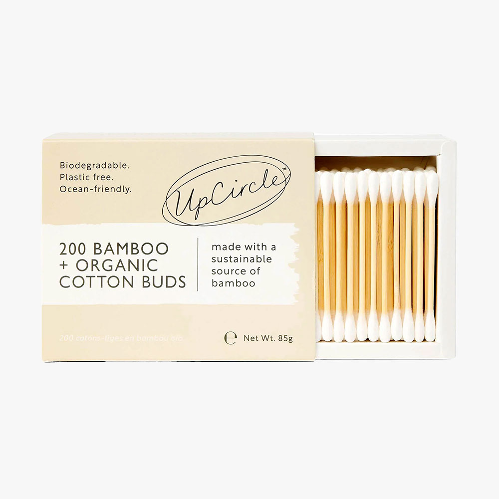 UpCircle 200 Bamboo and Organic Cotton Buds